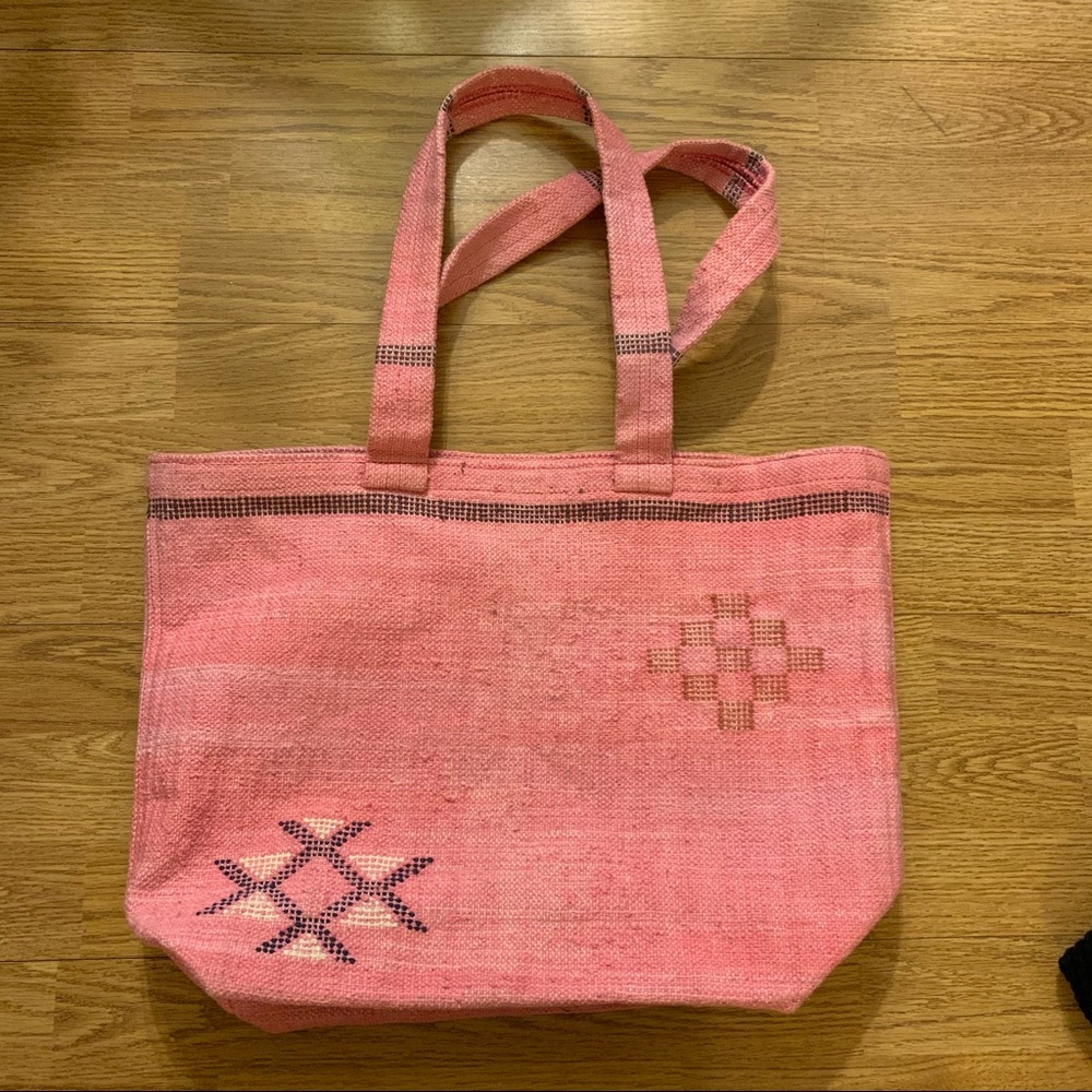 UO Embroidered Cactus Tote Bag